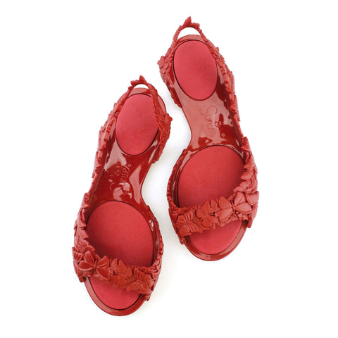 beautiful Red Flat Sandals for Women
